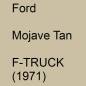 Preview: Ford, Mojave Tan, F-TRUCK (1971).